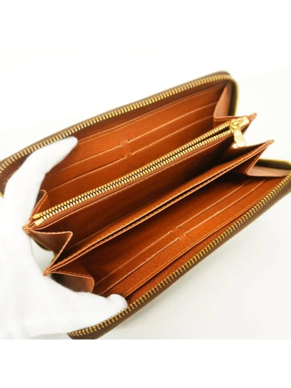 Louis Vuitton Wallet Monogram Zippy Brown